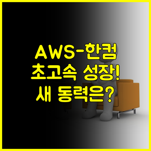 AWS 손잡은 한글과컴퓨터 글로벌 시장 확장 가속화와 새로운 성장 동력