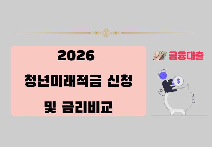 2026 청년미래적금 신청기간 및 금리비교