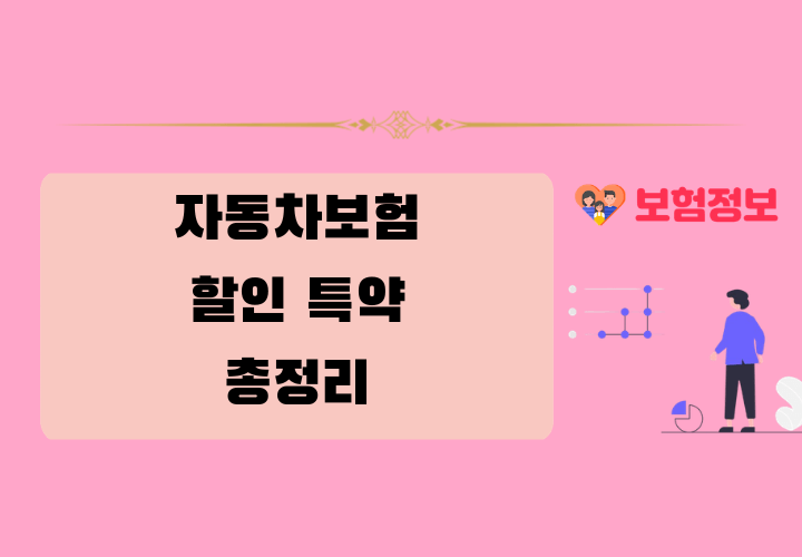 자동차보험 할인 특약 총정리